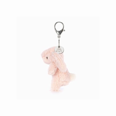 Jellycat Bashful Bunny Blush Bag Charm Australia | 746853OER